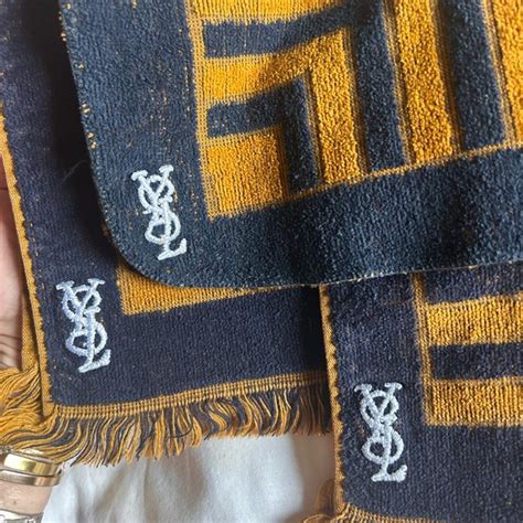 yves saint laurent towels|Leopard bath towel .